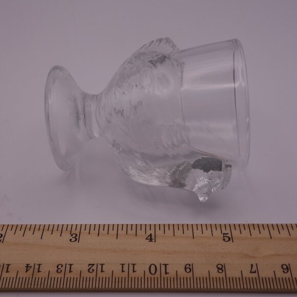 France Glass Egg Holder/Shot Cup in a Chicken - Picture 9 of 12